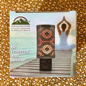 Himalayan Glow Salt Nightlight Lamp Rotatable Plug